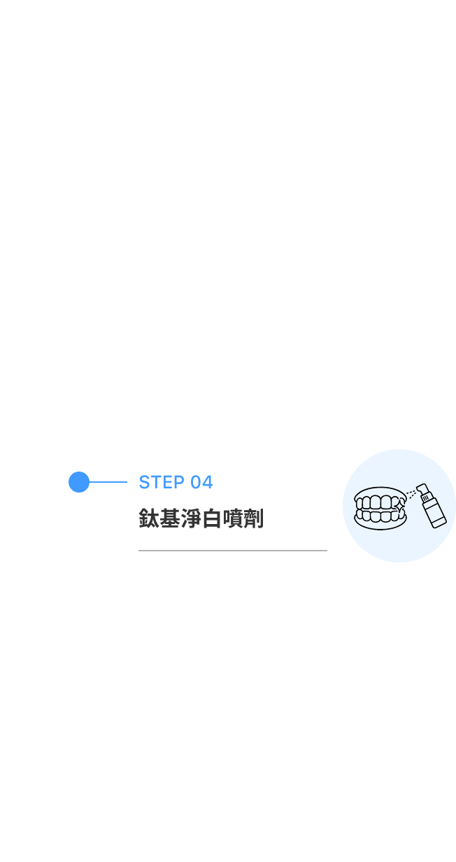 鈦淨白技術施作流程